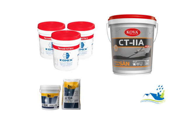 vật liệu chống thấm sân thượng gốc xi măng