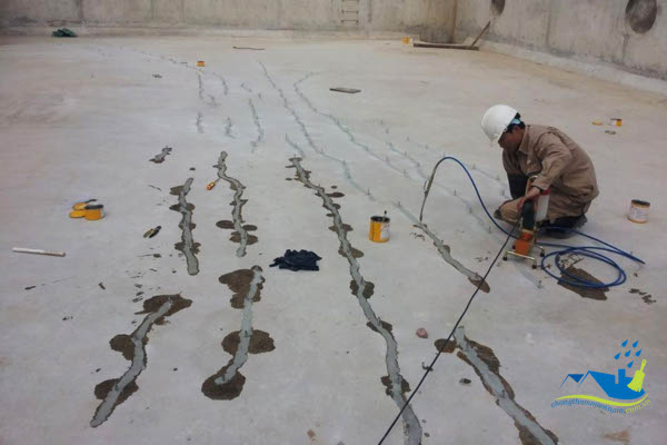 xử lý vết nứt bê tông tại TPHCM