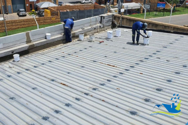 chống thấm mái tôn nhà xưởng tại kcn amata, biên hòa, Đồng Nai