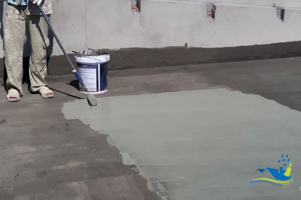 chống thấm sân thượng bằng sika