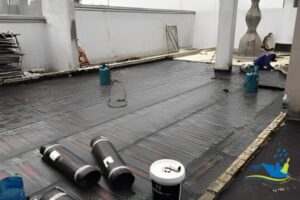 chống thấm sân thượng bị nứt tại biệt thự, thảo điền, quận 2