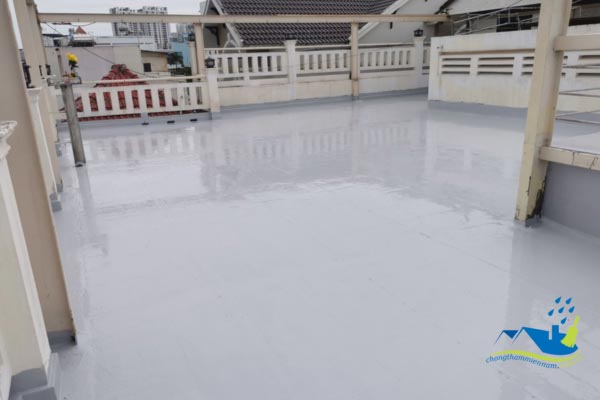 Chống thấm sân thượng bằng quicseal 165 tại tân bình, tphcm