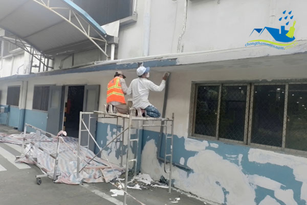 chống thấm tường nhà xưởng tại Nhơn Trạch, Đồng Nai