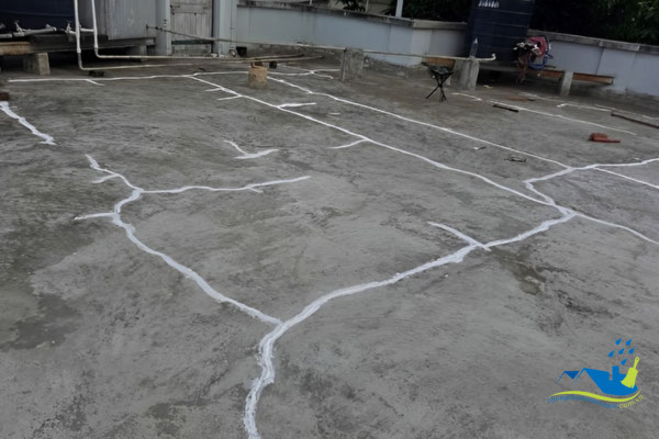 nứt sân thượng tại bình dương do thời tiết khắc nghiệt