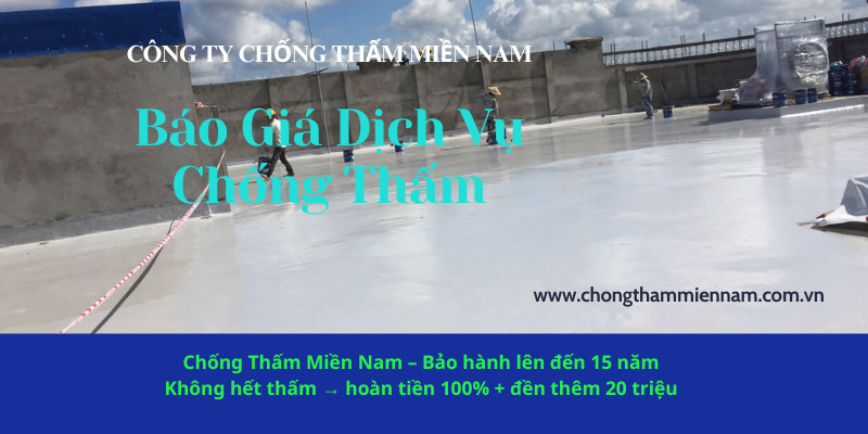 báo giá chống thấm tại TPHCM