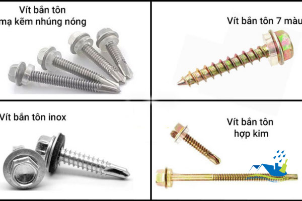 Vật liệu thay thế đinh vít mái tôn