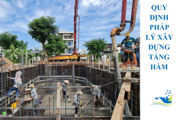 Quy định pháp lý xây nhà có tầng hầm tại TP.HCM, bao gồm chiều sâu và ram dốc