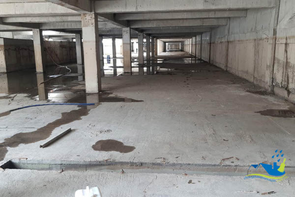 Thấm nước đáy tầng hầm do xử lý chống thấm sai